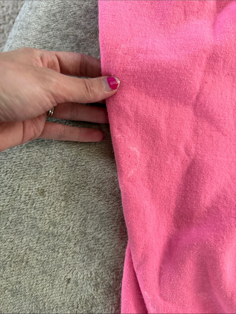 Bright Pink "Alexa, Reset 2020" Novelty Oversized Sweatshirt Size small - Picture 4 of 4